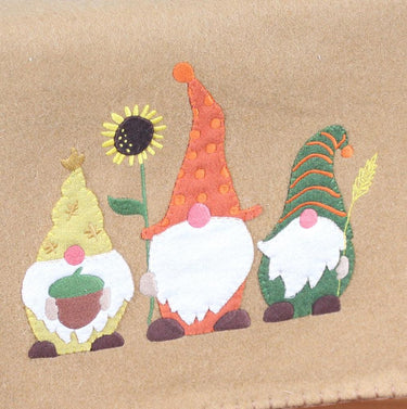 Fall Gnomes Gold Table Runner TR025213 - The Fox Decor